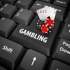 illustration casino en ligne gambling clavier cartes jetons